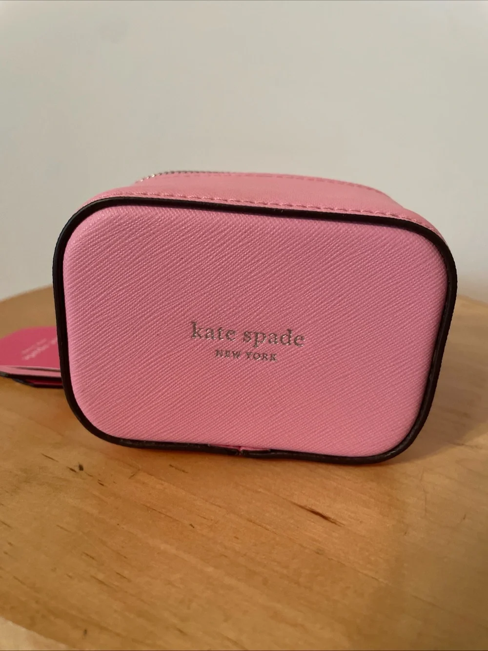 kate spade Pink “Love Birds” Heart Zip Jewelry Case NWT 💕 Rare Item